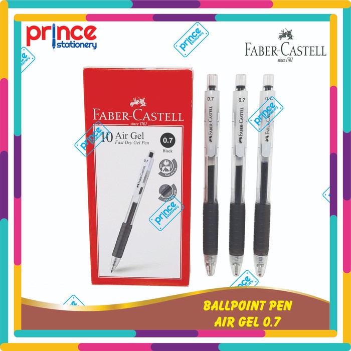 

Terlaris BALLPOINT FABER CASTELL AIR GEL 0.7 - Hitam