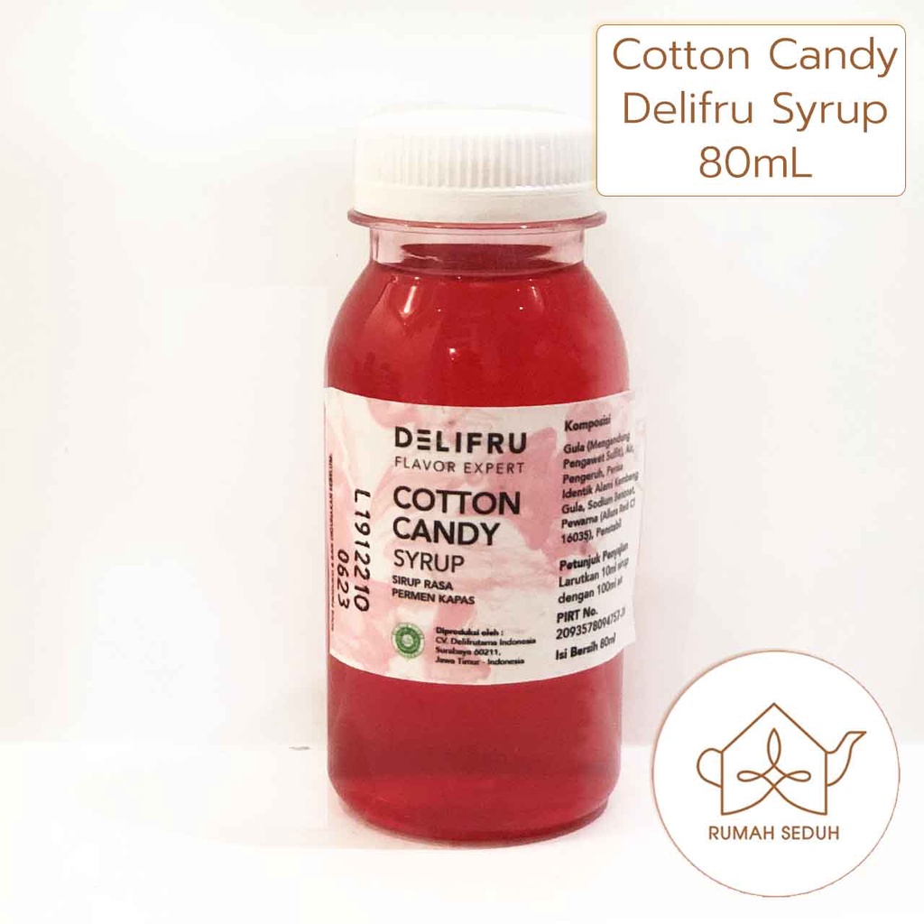 

80mL Delifru Cotton Candy Syrup - Sirup Premium Permen Kapas