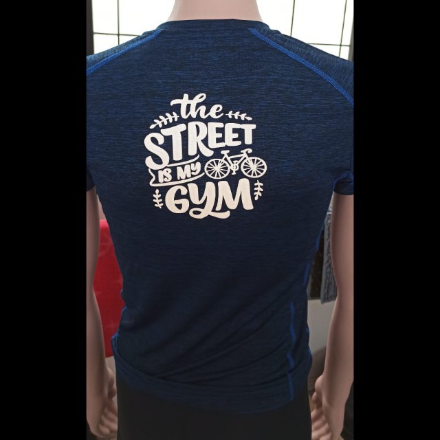 Masterman the street is my gym KAOS OLAHRAGA sepeda reflective