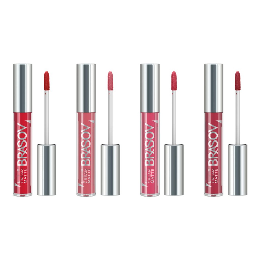 BRASOV Lip Cream Matte BPOM Lipstick Transfer Proof