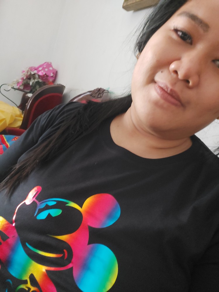 Mickey Berdiri Full Rainbow Full Colour
