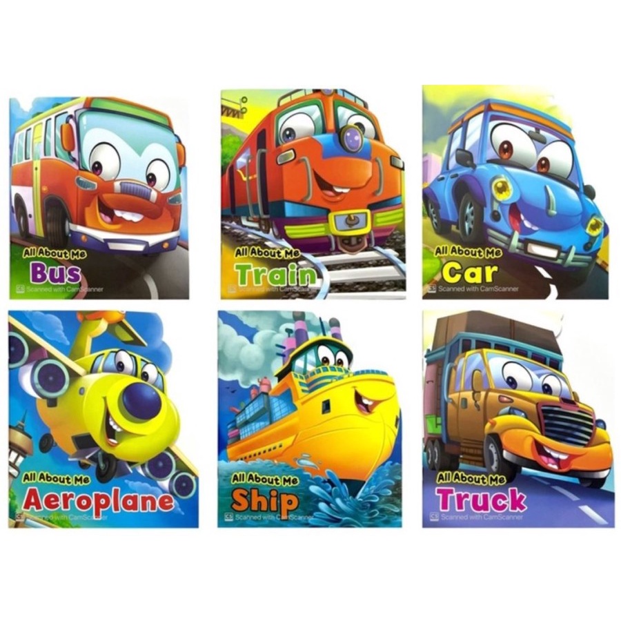 All About Me Transportation Vehicles Storybook buku cerita seri transportasi