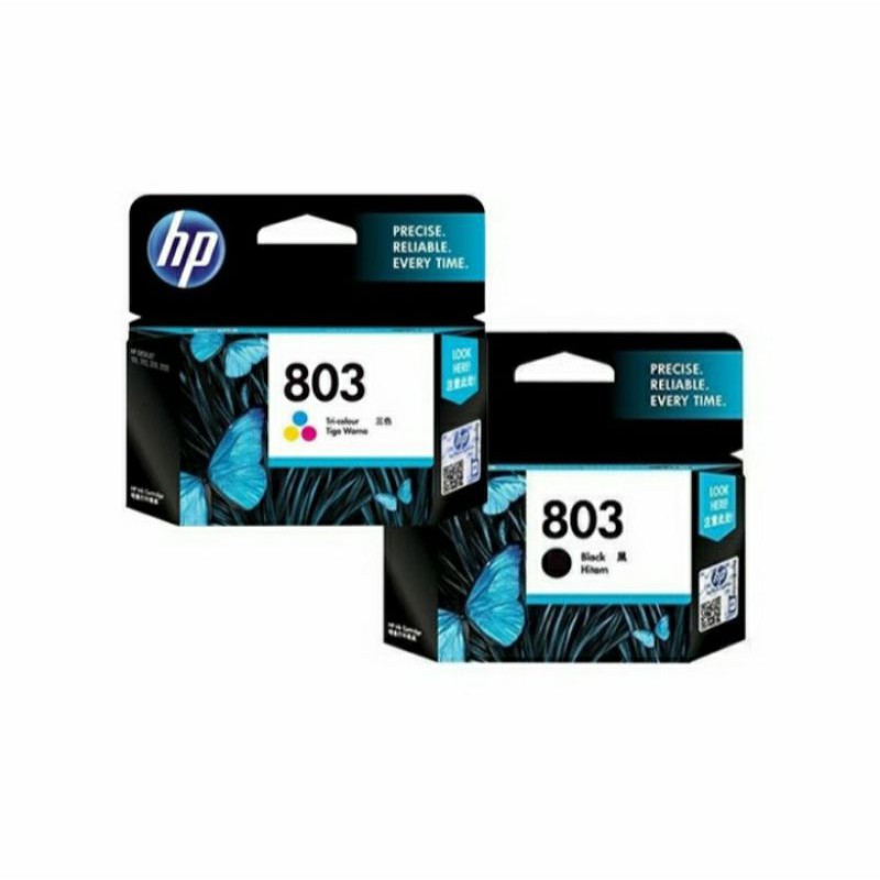 Tinta cartridge hp 803black+803 colour /set printer for 1110.1115.2130.2132