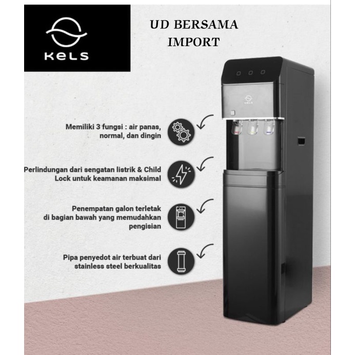 KELS SHELDON Dispenser Air Galon Bawah/ORIGINAL Brand/New Arrivals