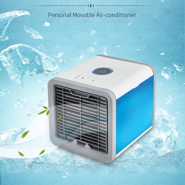 Pendingin portable Cooler Fan AC Mini Air Conditioner USB Dingin Kecil Kotak Kipas Angin Air