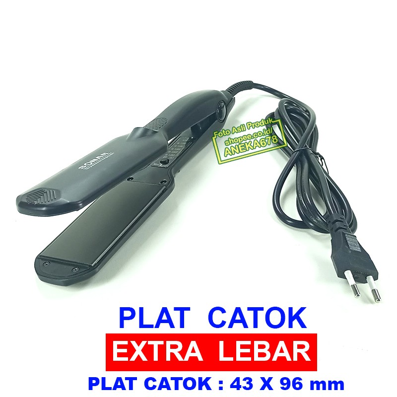 SONAR SN 845 CATOKAN LURUS ALAT CATOK RAMBUT WANITA PLAT LEBAR STYLING