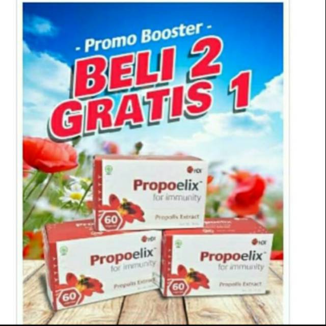 [PROMO BELI 2 GRATIS 1] HDI Propoelix Immunity 60 kapsul
