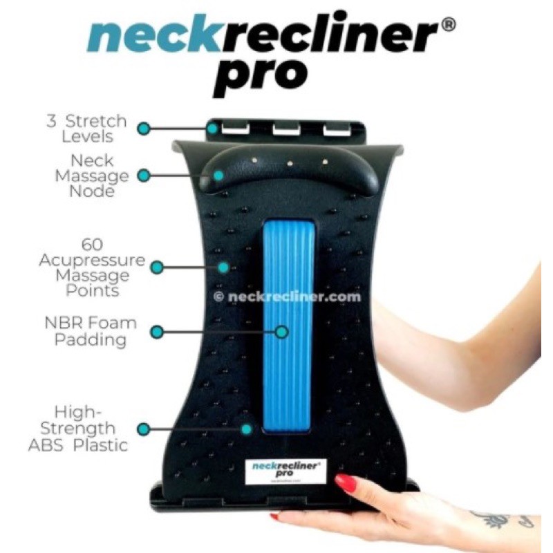 Akupuntur Neck Stretcher Terapi Leher Posture Corrector Pain Reliever - Neck Stretcher