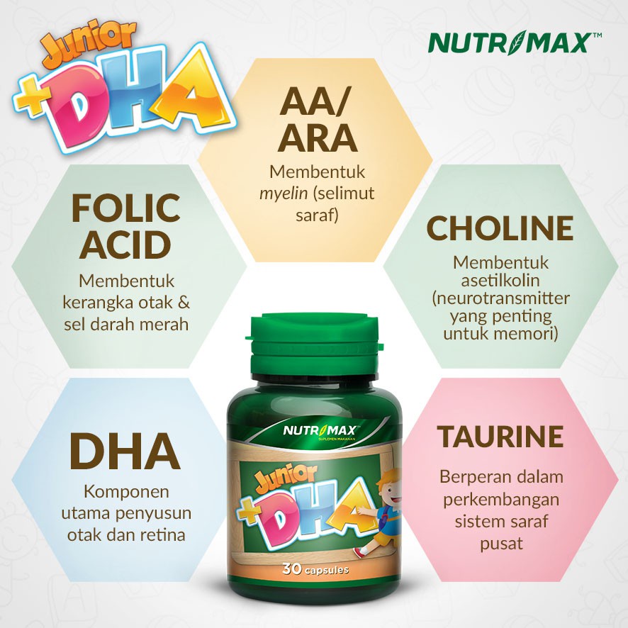 NUTRIMAX JUNIOR+DHA 30 CAPSUL