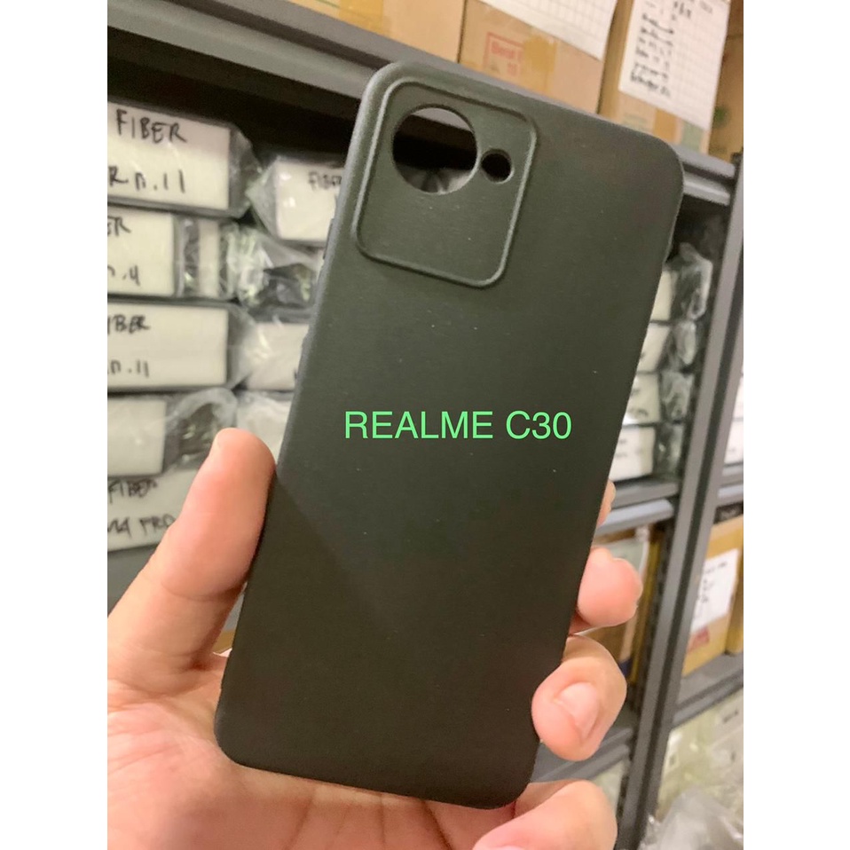 SoftCase Realme C55/C33/C30/Narzo 50 5G/Realme Gt Neo 3/8 4G/8 5G/C20/C11/C21/C25 / GT3  Macaron Black TPU Full Black matte Protection Camera Non Slip Premium case