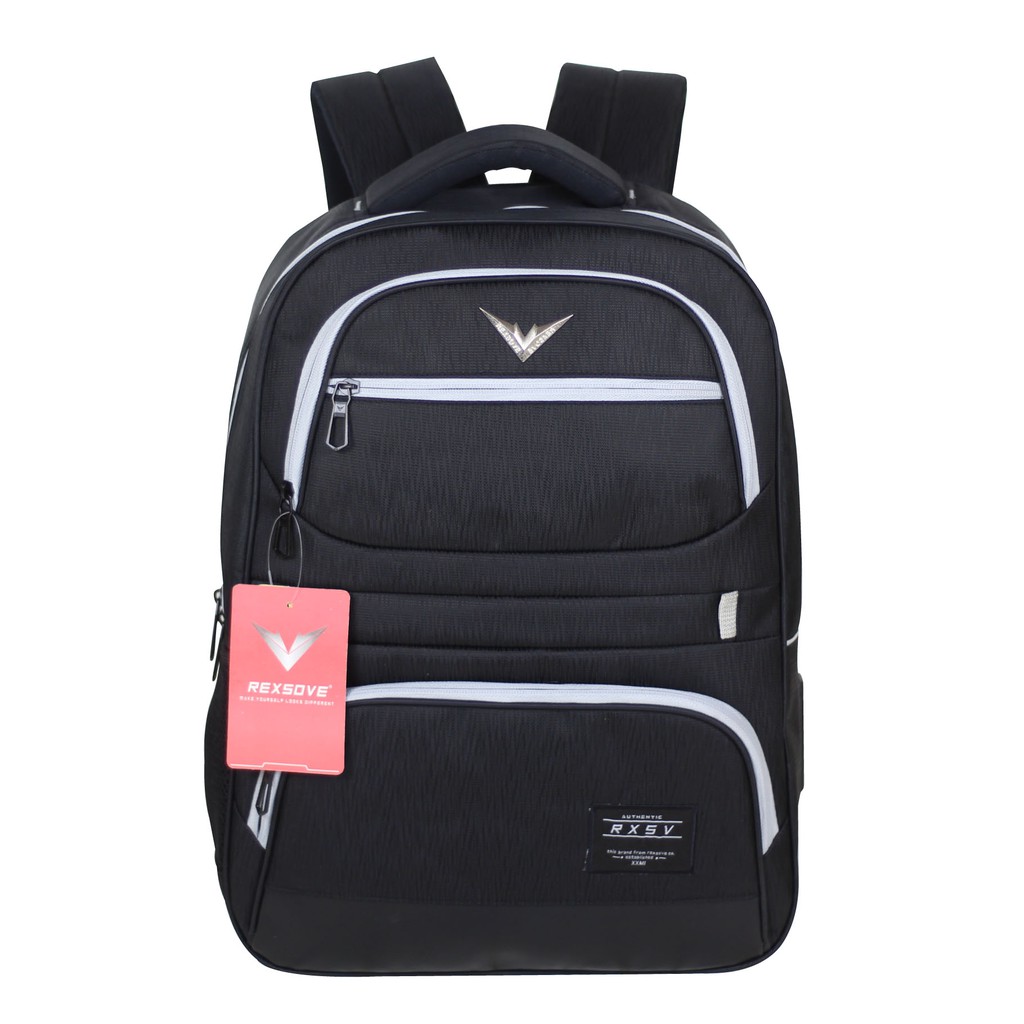 Ransel Distro Rexsove Pria Tas Punggung Cowo SMP SMA Kerja Kuliah Multifungsi Bahan Tebal Bagus Awet