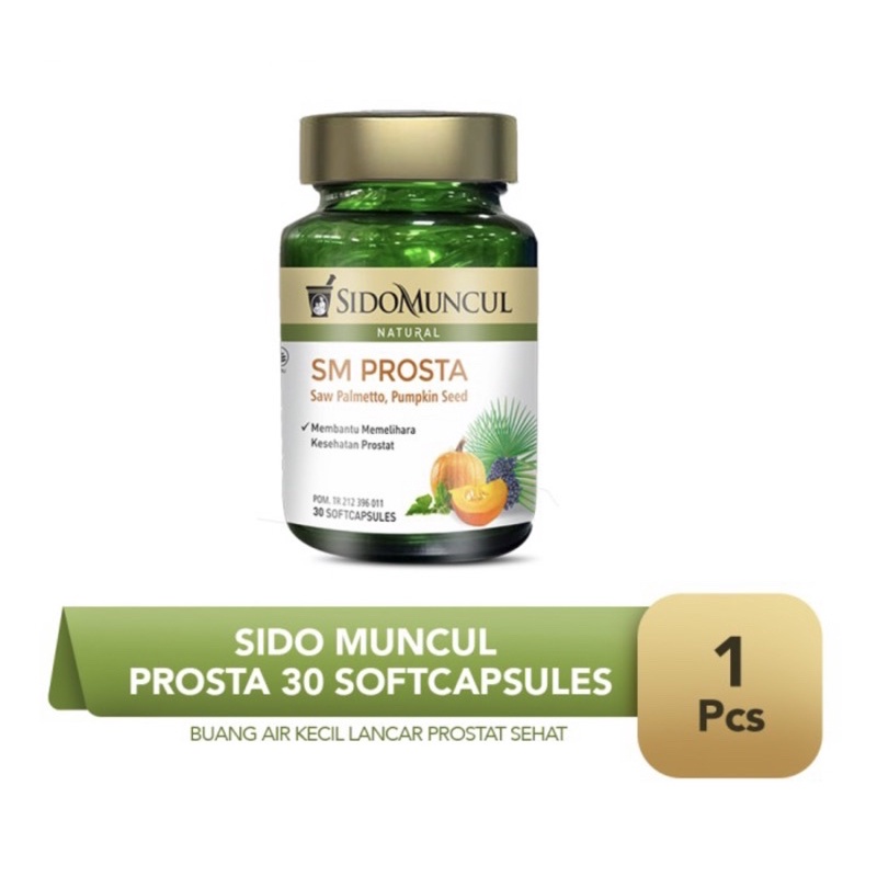 Sidomuncul SM prosta 30 kapsul ( herbal memelihara kesehatan prostat )