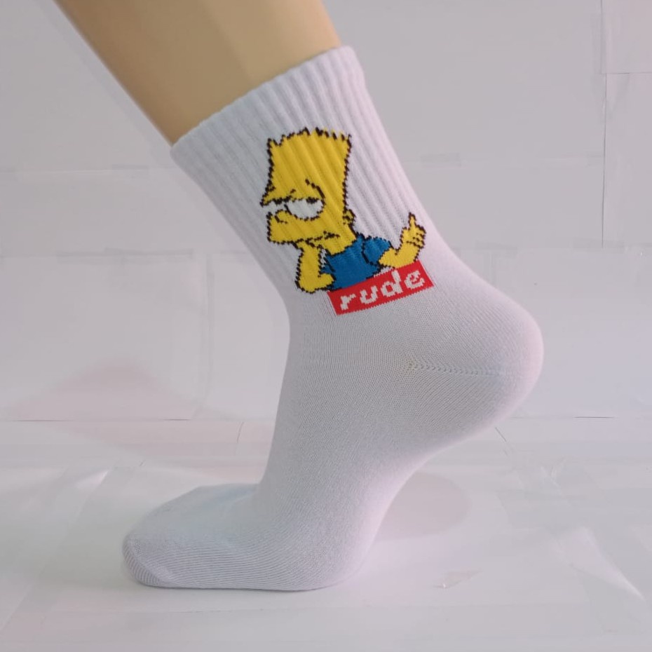 KAOS KAKI SIMPSON OLDSCHOOL | KAOS KAKI SKATE | ANDALUSIA SOCKS [S8]