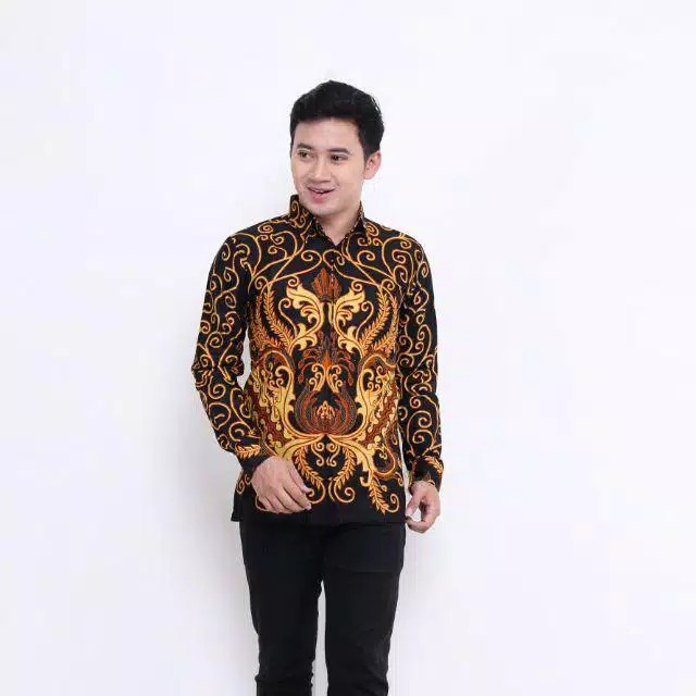 New Arrival Distro Batik Pria Bordir Sogan Hrb026 Batikaf Notoarto Batik Ipnu-ippnu Hem Pria Bel