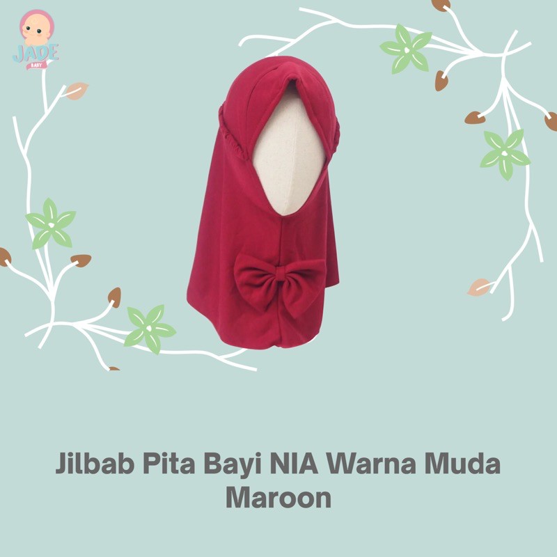 VINATA - JILBAB PITA BAYI VINATA WARNA MUDA - JILBAB VINATA