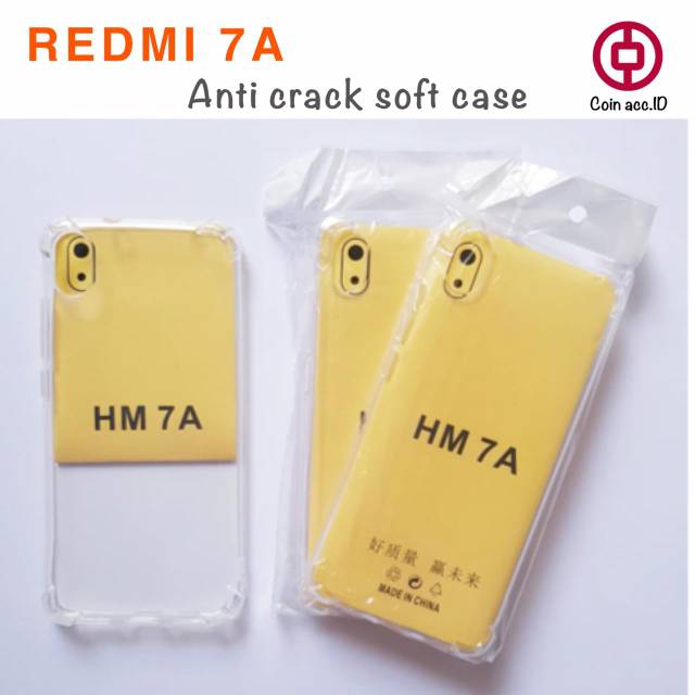 Anti crack case REDMI 7A - SILIKON SOFT CASE TRANSPARAN