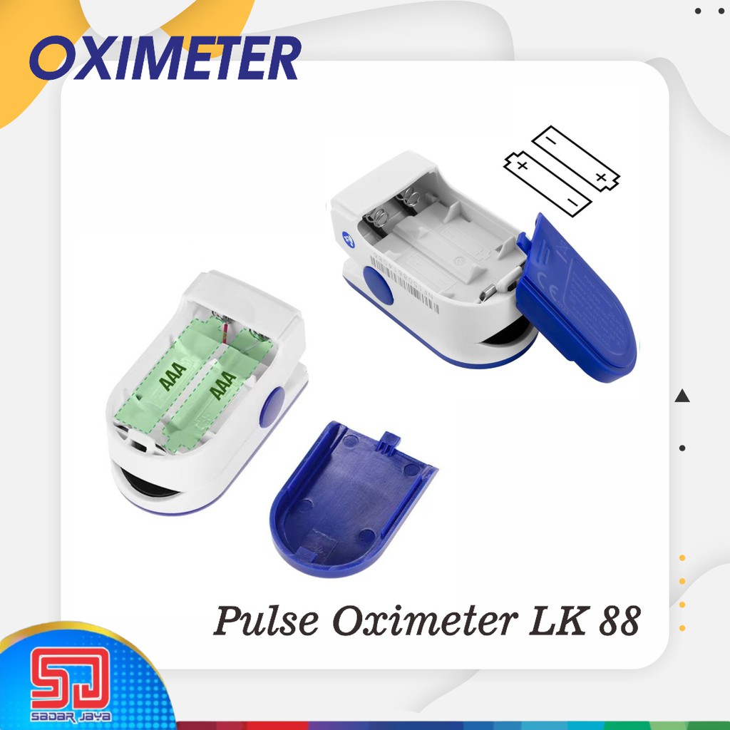 Oximeter Pulse LK88 Oxymeter Oksimeter Alat Cek Saturasi Oksigen