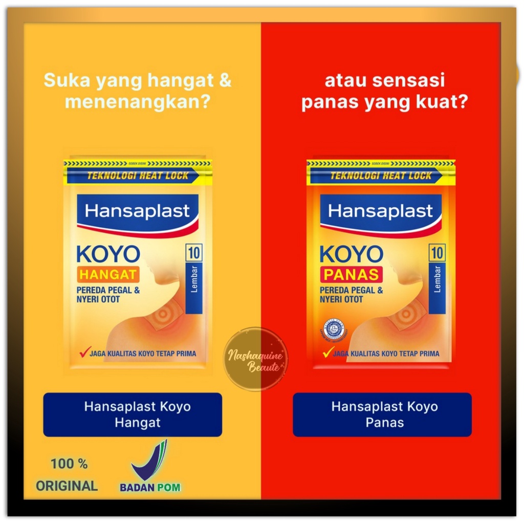 Hansaplast Koyo Hangat / Koyo Panas Isi 10 Lembar