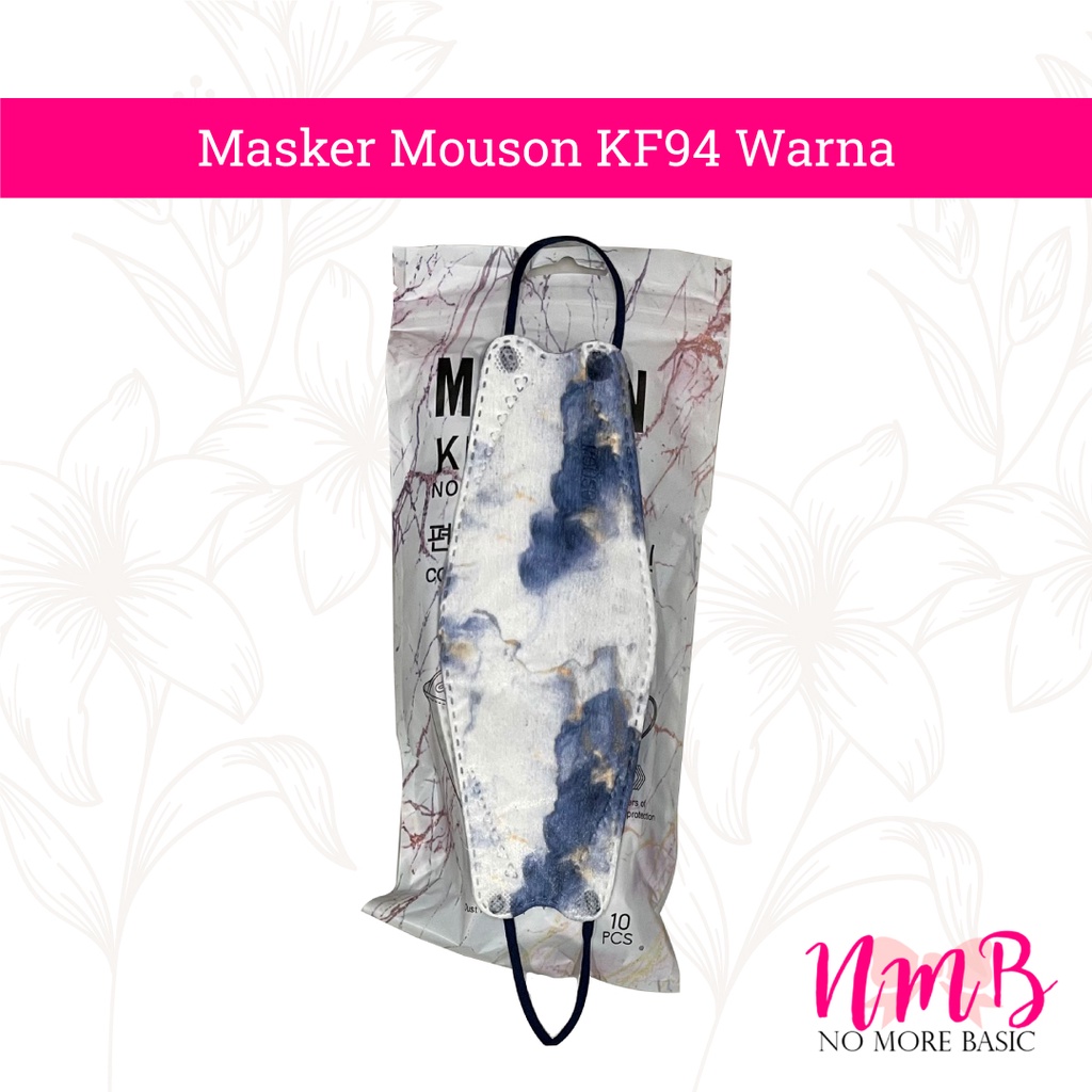 Masker Mouson KF94 Warna 1 Box Isi 10 pcs Medical Mask Masker Kesehatan KF 94