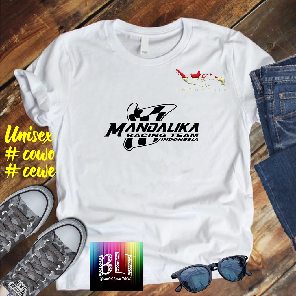 Cod Diskon Promo /Kaos Mandalika Racing Team Indonesia sirkuit mandalika lombok sirkuit internasional/KAOS EKSPRESI/KAOS HITS/KAOS BANDUNG/KAOS MURAH/KAOS DISTRO