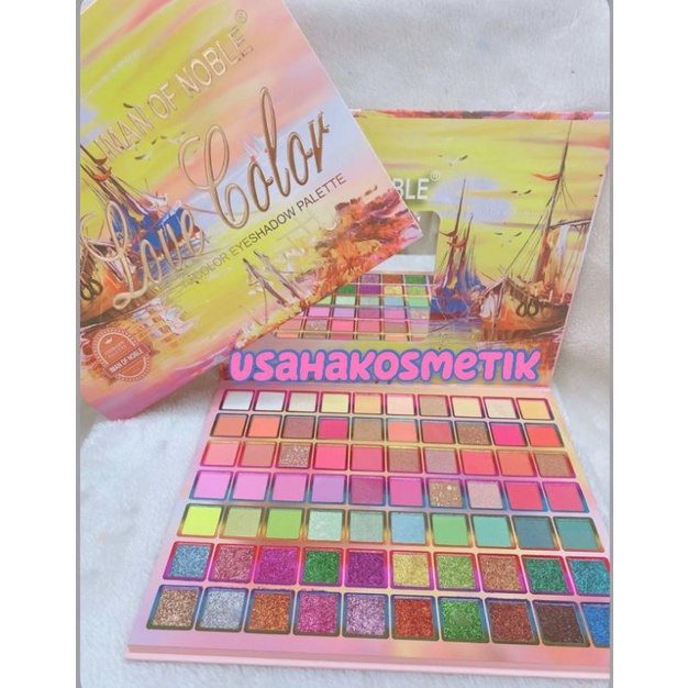 PROMO EYESHADOW IMAN OF NOBLE BESAR 71 WARNA COVER UNICORN | MAKE UP PALLETE 10 WARNA NO.Y06 | 6661-10