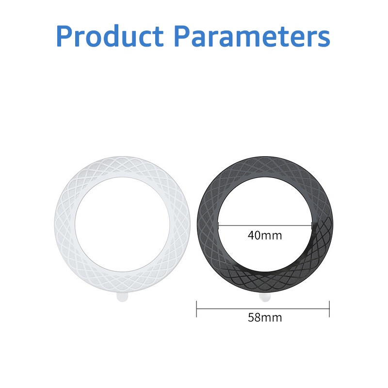 Holder Cincin Magnetik Pengisian Daya Nirkabel Untuk iPhone 13 12 11 Pro Max Mini XS XR Samsung Xiaomi