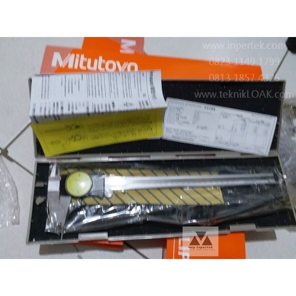 Vernier Dial Caliper Mitutoyo 0-200 mm Sigmat Dial 8" Jangka Sorong 8"mtp