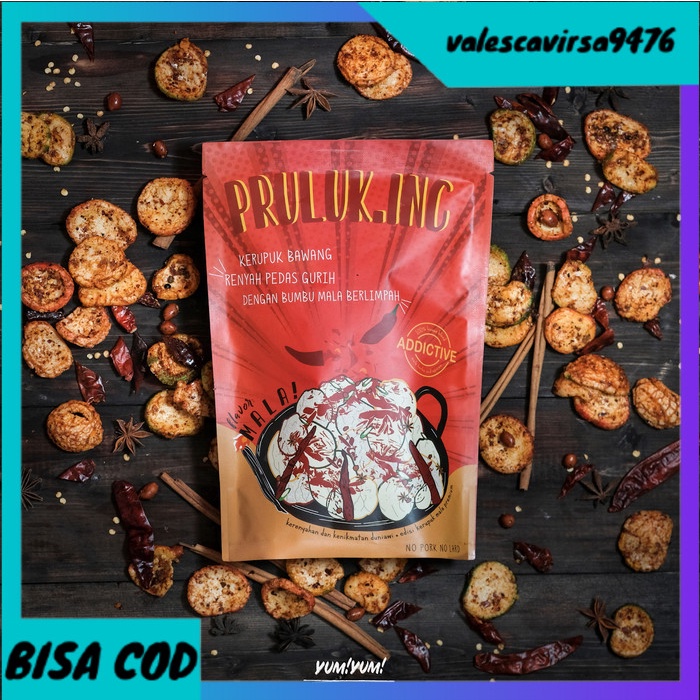 

⭐BISA COD⭐ BUNDLE PACKAGE OF 2 KERUPUK PEDAS GURIH MALA HAI DI LAO / MALA