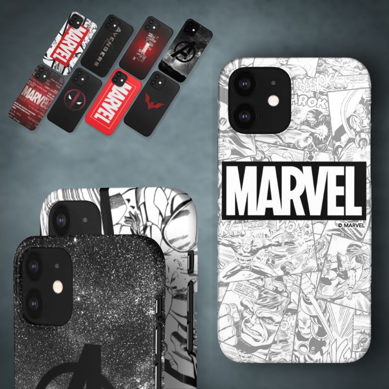 IPHONE Marvel DC Studio Logo Superhero Soft / Hard / Mirror Case Casing Cover 12 / 12 Pro / 12 Pro M