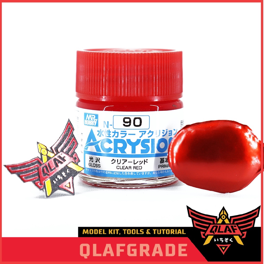 

MR ACRYSION CLEAR RED N90 cat acrylic akrilik