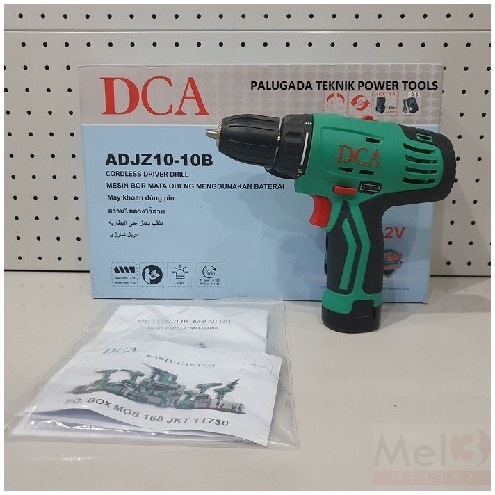 DCA ADJZ 10-10B MESIN BOR BATERAI / CORDLESS DRIVER DRILL ADJZ10-10B