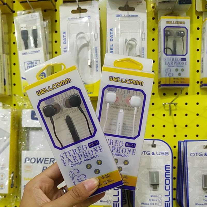 Stereo Earphone Wellcomm BS-01