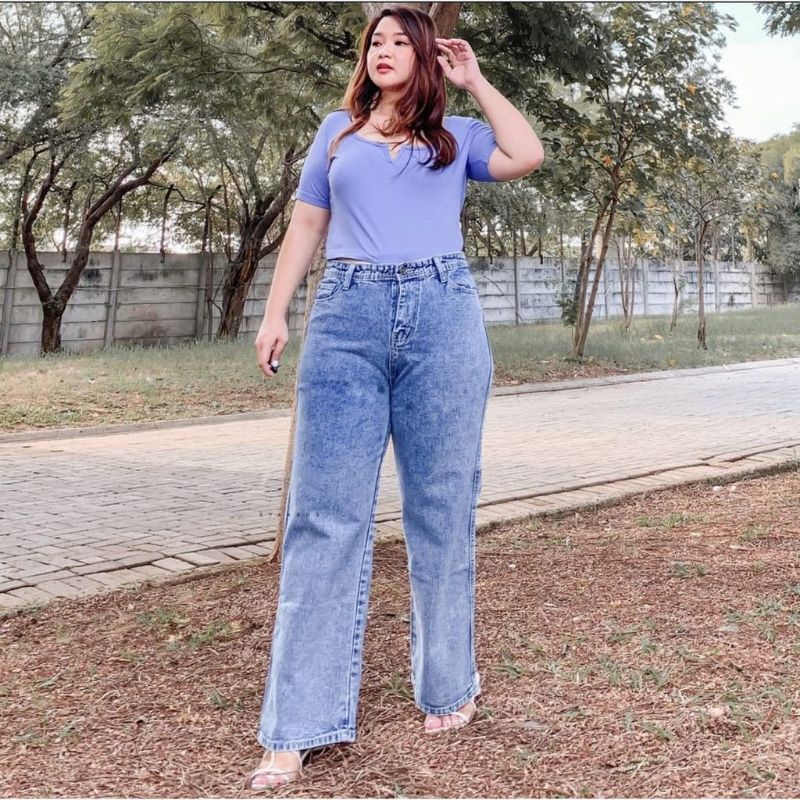 Jumbo Highwaist Kulot Loose Big Size 27-42