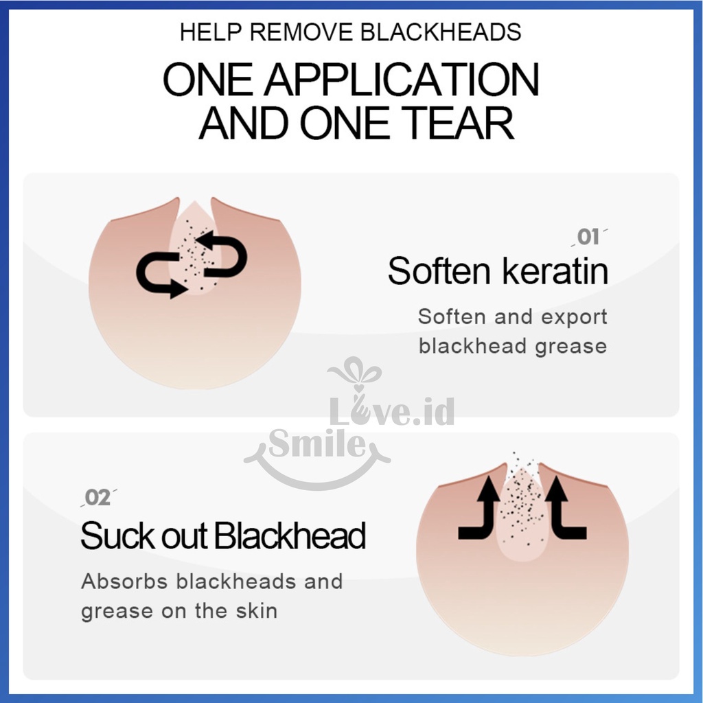 SADOER Black Head Remover Bamboo Charcoal Black Mask Cleansing Peel Off Komedo Masker Pembersih Hidung SAD06