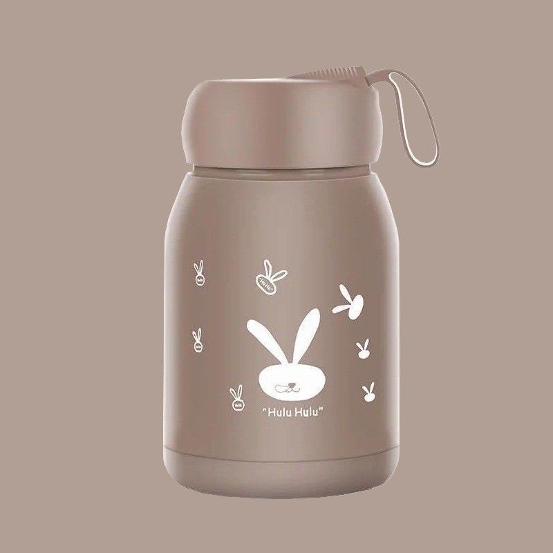 BOTOL KACA RABBIT 330 ml / BOTOL KACA UNIK / BOTOL MINUM KEKINIAN TUMBLER TERMOS