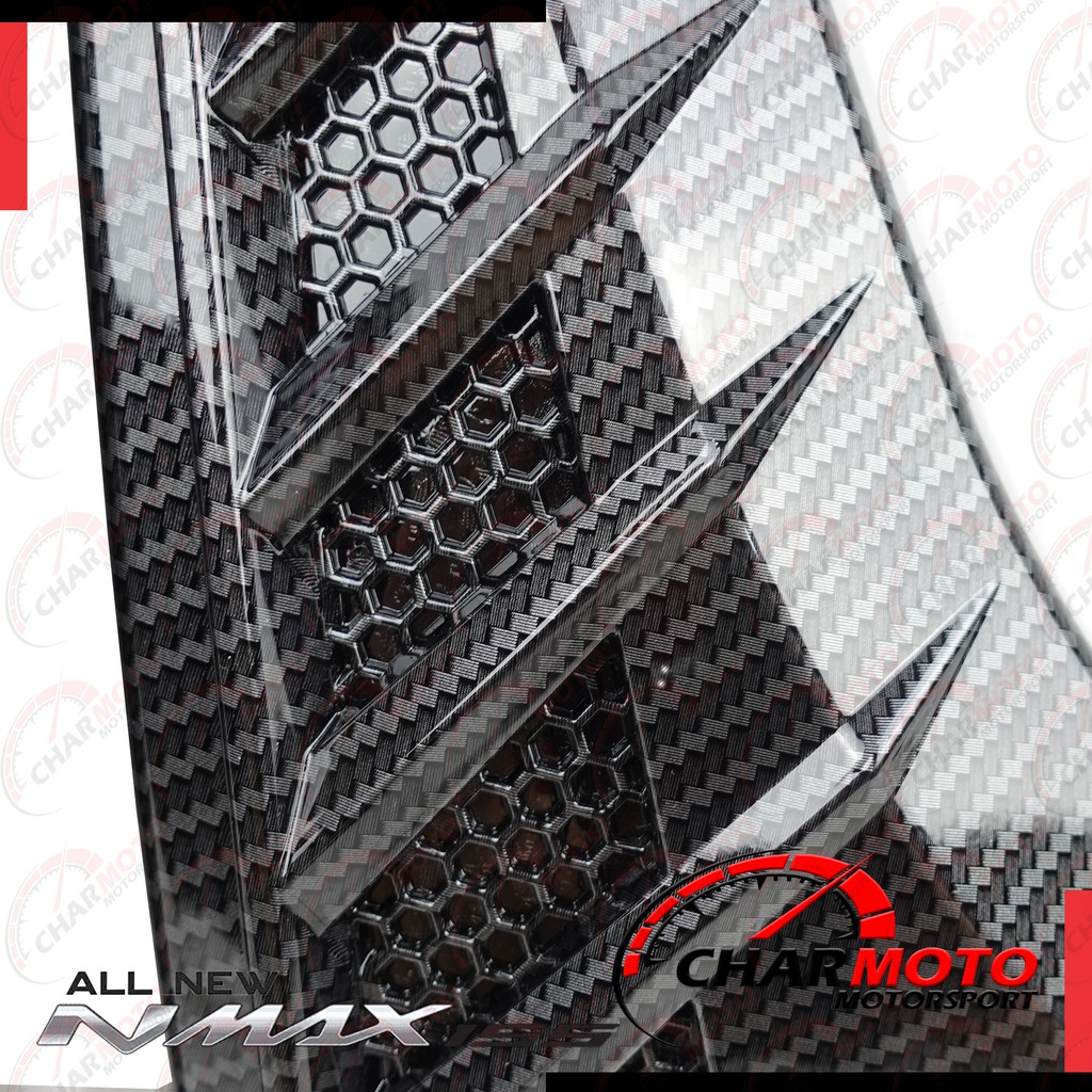 COVER TUTUP SEIN DEPAN NMAX 2020 CARBON-CHARMOTO