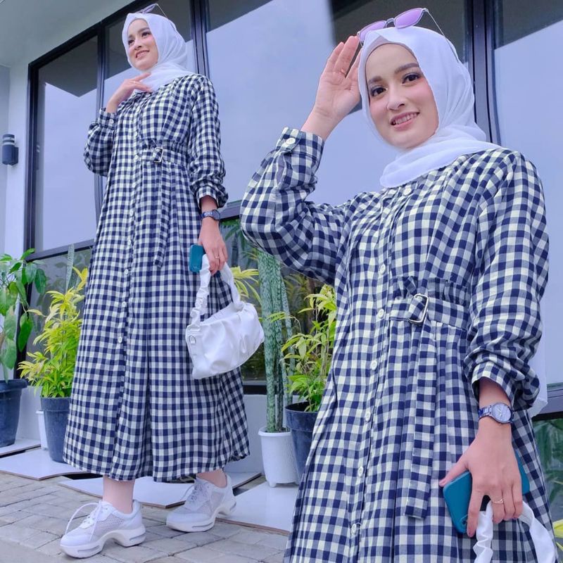 Setiva dress maxy gamis muslim fashion wanita