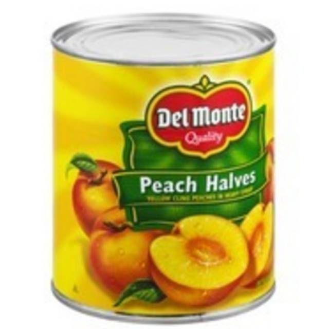 

BUAH KALENG - DELMONTE PEACH HALVES 825GRAM