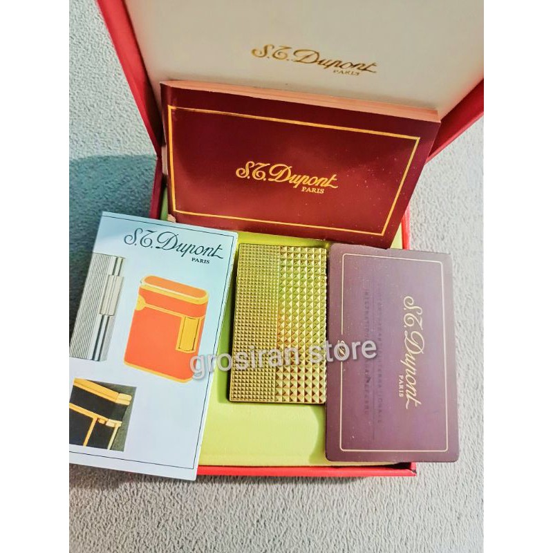 korek Dupont original gold sertifikat kartu