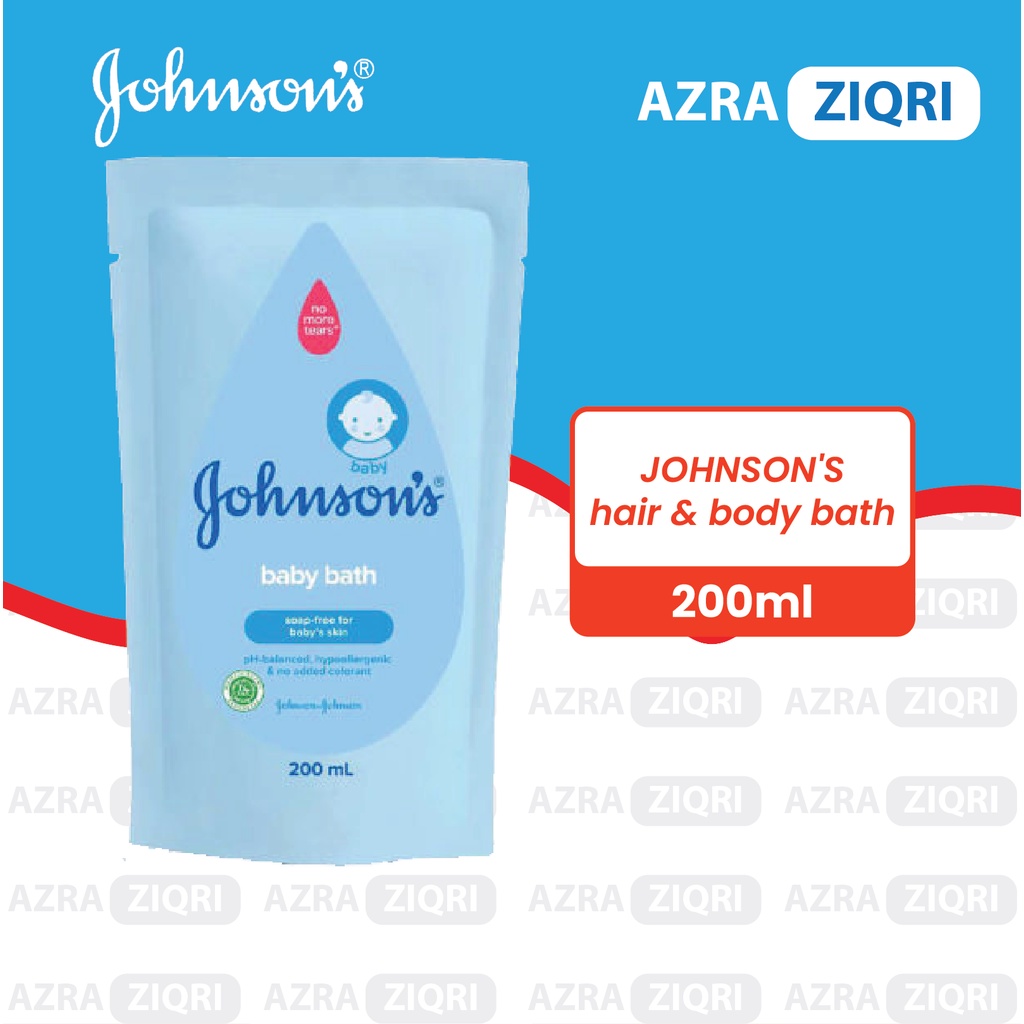 JONSHON'S REFILL Top to toe wash, milk rice, bedtime, kids, cotton touch baby bath johnsons