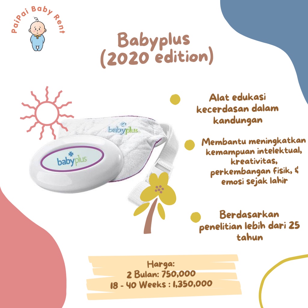 Jual Sewa Babyplus Prenatal Education System / Baby plus Shopee Indonesia