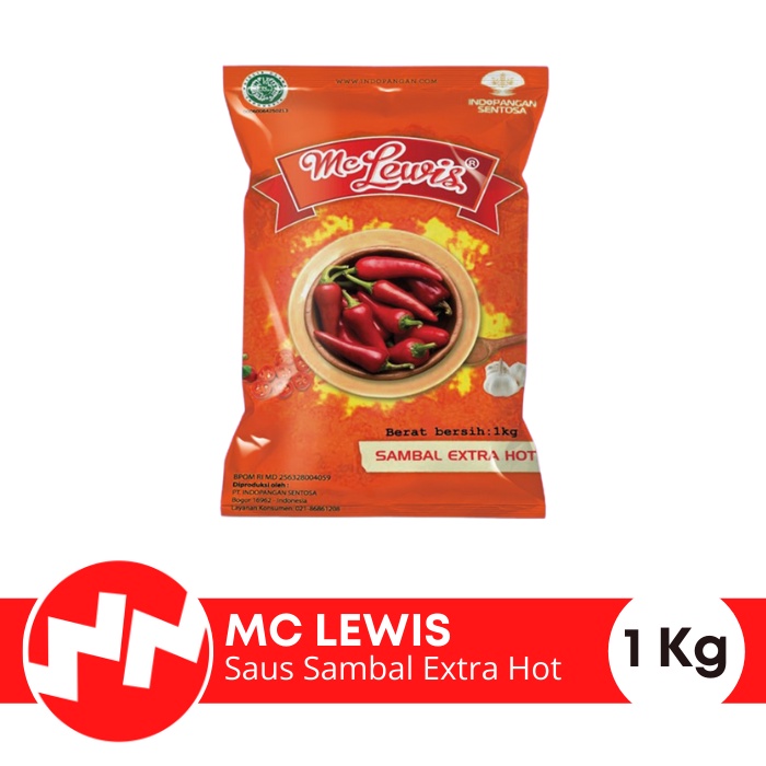 

Saus Extra Hot McLewis 1kg