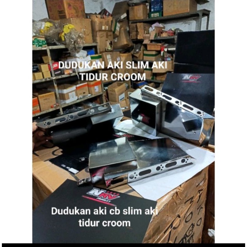 dudukan aki cb gl100 cb slim aki tidur