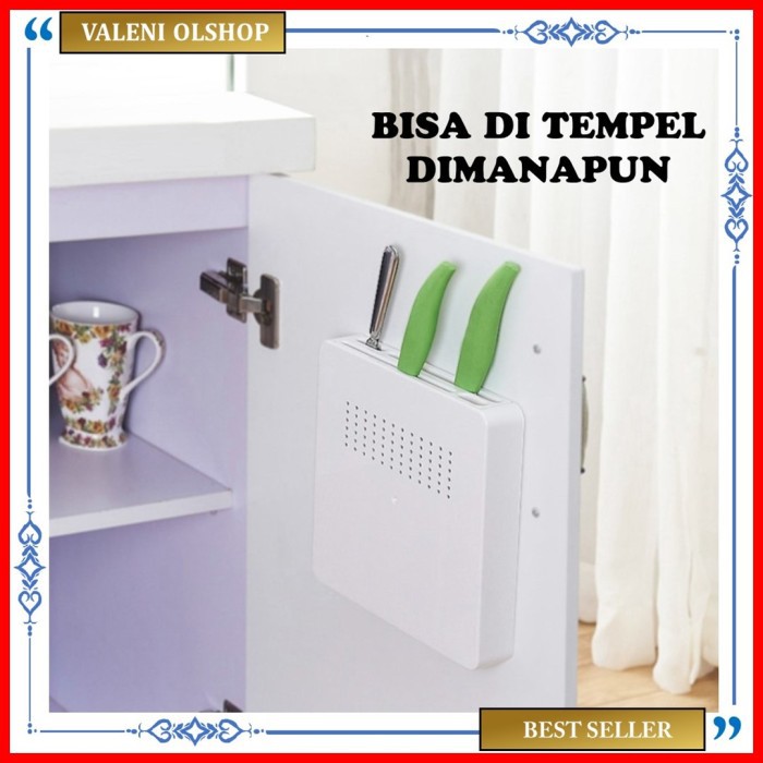 Restock Rak Dapur Rak Dinding Tempel Pisau Gunting Gantungan Pisau Dapur