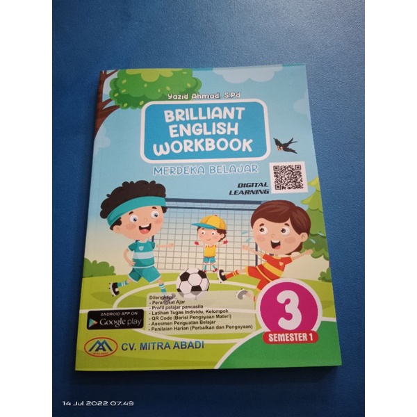 buku brilliant english workbook kelas 3 sd semestet 1