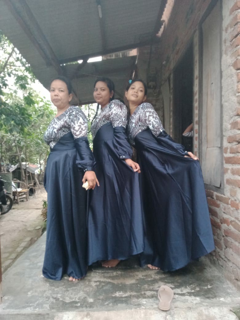 Couple Batik Gamis Batik Kemeja Batik Couple Gamis Couple Kemeja Dress 5