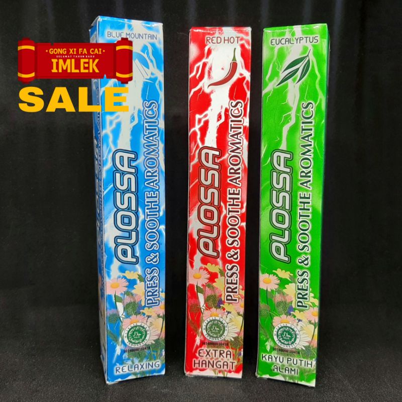 Plossa minyak angin aromatheraphy / plosa / kesehatan / minyak angin / inhealer