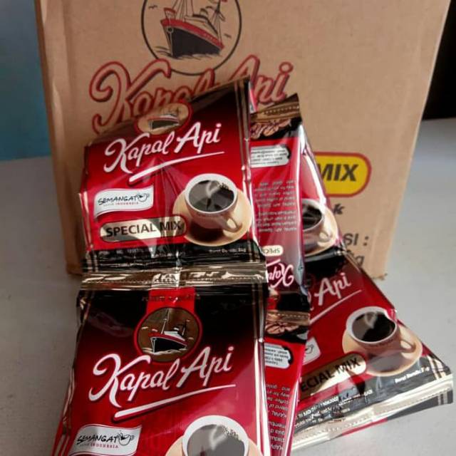 

KAPAL API SPECIAL MIX KOPI+GULA SACHET HARGA PER RENTENG ISI 10