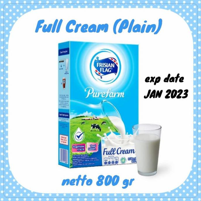

[[BISA COD]] Frisian Flag Full Cream 800 gram susu bubuk plain DISKON Kode 1227