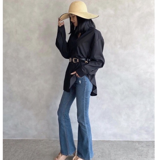 OVERSIZED SHIRT BLACK